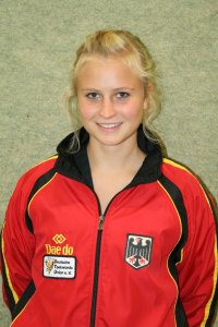 Svea Meyn startete für Deutschland auf der Weltmeisterschaft Poomsae 2007