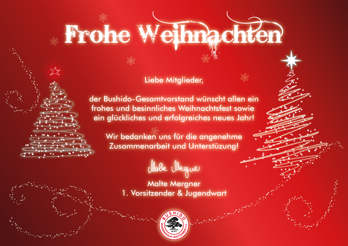 Frohe Weihnachten